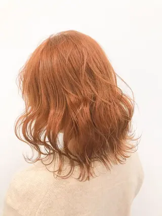 セミロング カラー 透明感カラー🤍 Kaitoのヘアスタイル