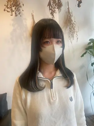 セミロング botan🦖*･ amiのヘアスタイル