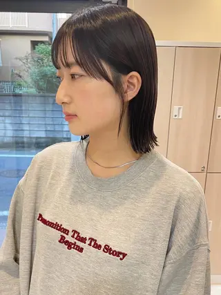 ミディアム 【ボブ/個室サロン】 癒し空間mimuraのヘアスタイル