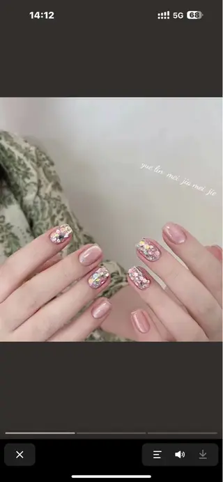 ネイル 💅パッマ ネイル AOIのマツエク・マツパデザイン