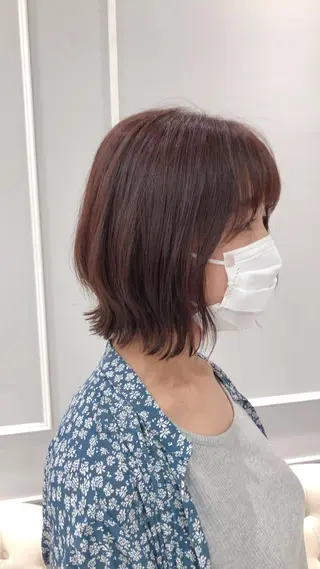ミディアム 似合わせ艶髪カラー ❤️ハダユミのヘアスタイル
