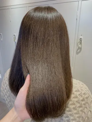 セミロング カラー 中村 かおりのヘアスタイル