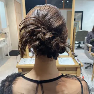 ヘアアレンジ 佐々木 悠莉のヘアスタイル