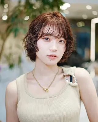 ショート パーマ MINX中村 公亮/デザインパーマのヘアスタイル