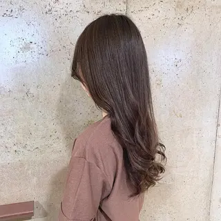 セミロング カラー 二宮 早智子のヘアスタイル