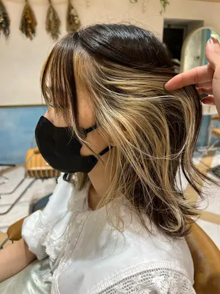 ミディアム カラー Lond luce心斎橋所属・🍀小川大輔🍀 ボブ/ブリーチ🥇のヘアスタイル