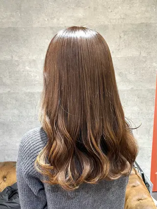ロング カラー LATTE所属・𝑺𝒂𝒌𝒊 🩶マンツーマン施術のヘアスタイル