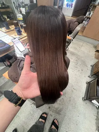 ロング 髪質改善 カラーJILLのヘアスタイル