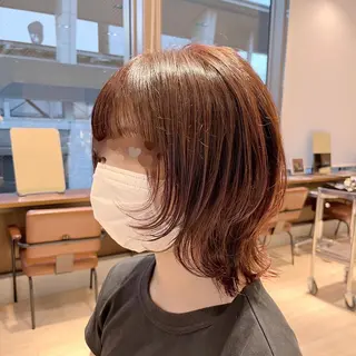 ミディアム 赤羽今日子/レイヤー /盛れる顔まわりのヘアスタイル