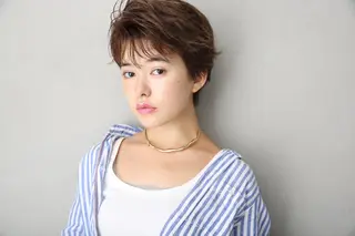 ショート パーマ 代表　土屋ヒロユキ ショートカットのヘアスタイル