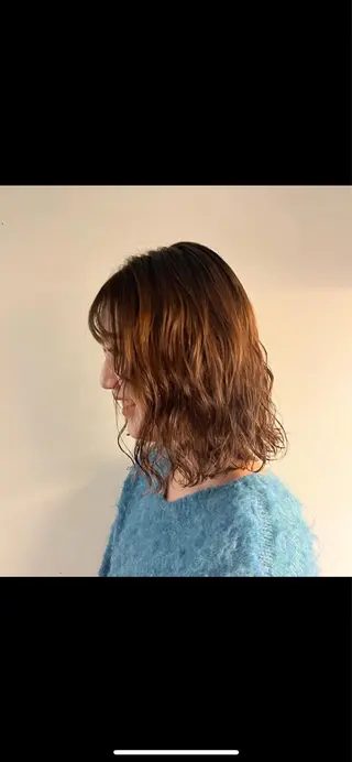 パーマ アイブロウリフト パーマモデル/はなのヘアスタイル