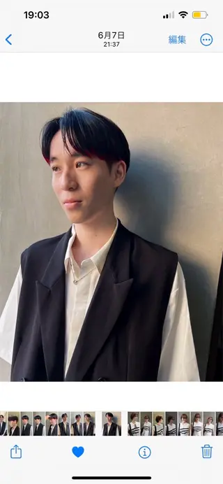 ショート メンズ メンズハイトーン/栄 /イトウタケルのヘアスタイル