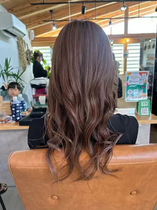 ロング JuJu (orange)のマツエク・マツパデザイン