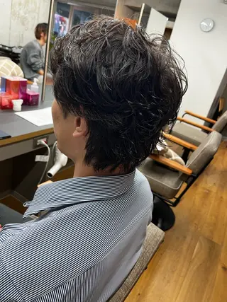 パーマ メンズ ROSSO Hair＆SPA  香椎宮前店所属・SHIINA 香椎宮前店のヘアスタイル