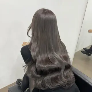 セミロング 原田 絵里華のヘアスタイル