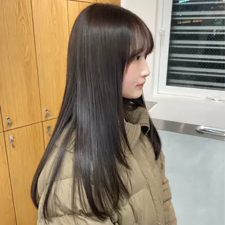 ロング カラー 澤 佑華 🎀 透明感カラーのヘアスタイル