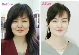 ヘアアレンジ 🎼グラデーション スタイル札幌♫*⁠✧のマツエク・マツパデザイン