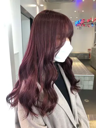 ロング カラー 🥣ミコト/ウルフ ハイトーン特化🥣のヘアスタイル