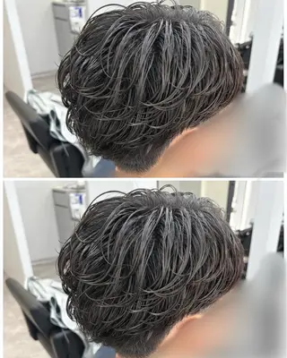 ショート パーマ メンズ Men's hair salon First 新大宮店所属・久保 拓也のヘアスタイル