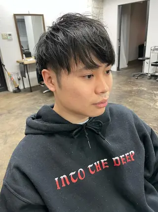 ショート メンズ メンズパーマ メンズ特化ryoのヘアスタイル