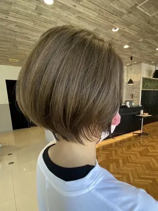 ショート パーマ EARTH川越/オー ナー/阿部建のヘアスタイル