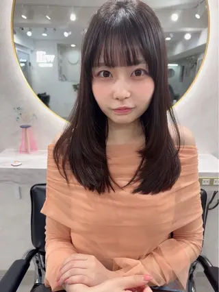 ロング カラー 髪質改善will hairdesignのヘアスタイル