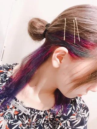 ミディアム カラー ツヤ髪カラー💎 佐藤あきのヘアスタイル