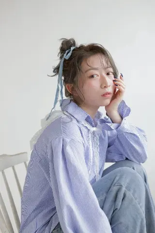 カラー 束感まつぱ🥑🤍 NATUKI🤍のマツエク・マツパデザイン