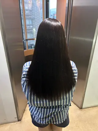 ロング 野尻 拓海のヘアスタイル