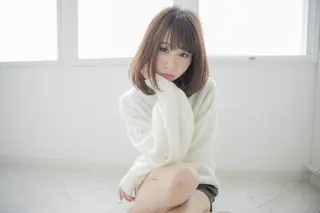 ミディアム カラー パーマ 【ヘアケア特化型】 newi天王寺のヘアスタイル