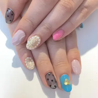 ネイル imymemine所属・渡邊 束紗のネイルデザイン