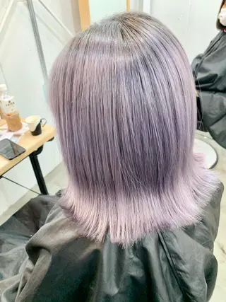 ミディアム カラー ヘアアレンジ ネイル マツエク・マツパ ブリーチ特化 / share 元太のヘアスタイル