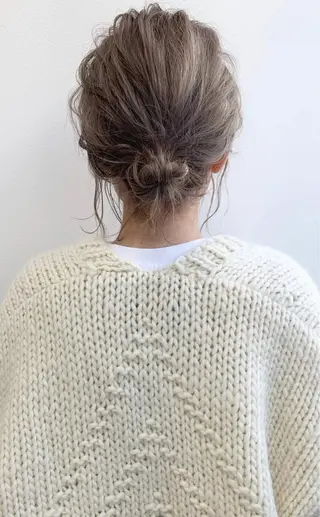 ミディアム ヘアアレンジ maeda yumiのヘアスタイル