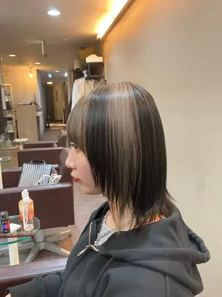 ミディアム カラー メンズパーマ/心斎橋 /四ツ橋駅/しょうまのヘアスタイル