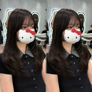 ロング カラー ヘアアレンジ 大宮‎🩵縮毛矯正 髪質改善 佐藤 和のヘアスタイル