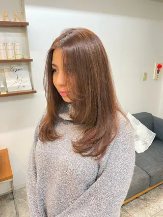 ロング カラー YOHA HAIR PARTNER所属・内藤 さつきのヘアスタイル