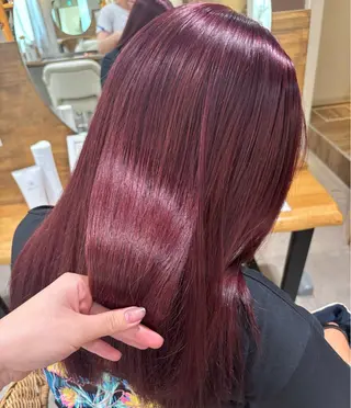 セミロング カラー 豊中美容室COCOLUANA所属・CHISATO /暖色カラー❤️のヘアスタイル