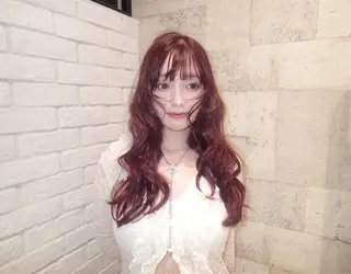 ロング カラー the C ayuのヘアスタイル