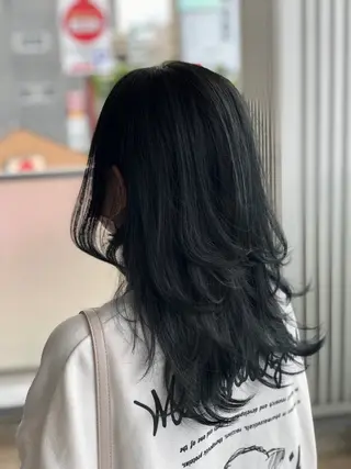 ロング 永井大樹✨ 透明感カラー✨のヘアスタイル