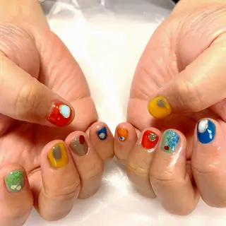 ネイル ぽっぷん satomiのネイルデザイン