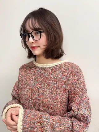 ミディアム kchiara所属・yura /レイヤーカットのヘアスタイル