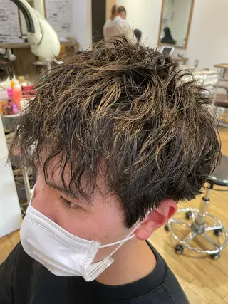 ショート バルビエーレ所属・文田 優平のヘアスタイル