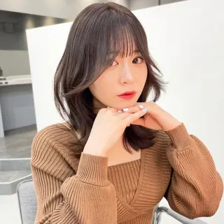 ミディアム カラー 🦋韓国系指名No1 店長/圓山 祐也🦋のヘアスタイル