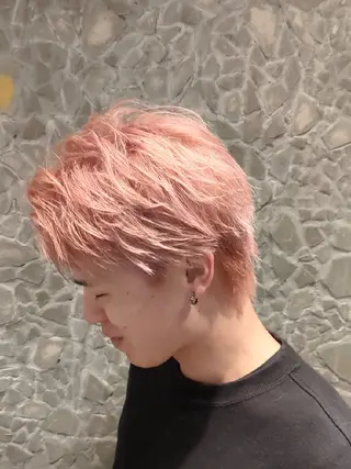 ショート メンズ カラー men's salon Gaudi三宮店所属・こだっく /メンズカットのヘアスタイル