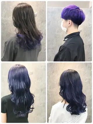 セミロング 所渉/韓国レイヤー /ウルフカットのヘアスタイル