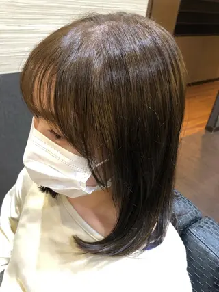 カラー パーマモデル募集中 瀬在紗也香のヘアスタイル