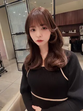 セミロング ♡大人カワイイ hair♡徳井はやとのヘアスタイル