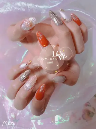 ネイル ラベンダー💖日暮里 ルル💖ネイルのネイルデザイン