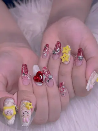 ネイル 長さだし専門店 M2　rikaのネイルデザイン