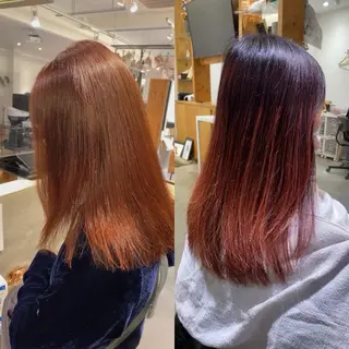 ロング カラー 各務原/カラー/ブリ ーチお任せください！のヘアスタイル